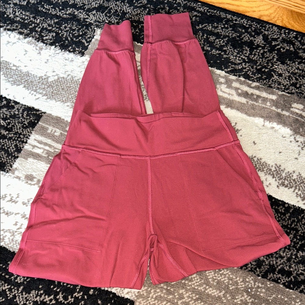 Lululemon Athletica Burgundy Joggers